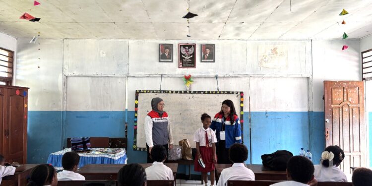 Pertamina Papua Maluku Sukses Gelar PEN 8.0 di Sekolah Papua