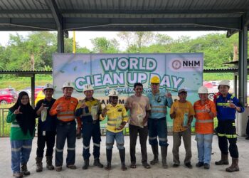Turut Partisipasi dalam World Cleanup Day 2025, NHM Gelar Aksi Bersih-Bersih di Area Tambang bersama Mitra Lokal