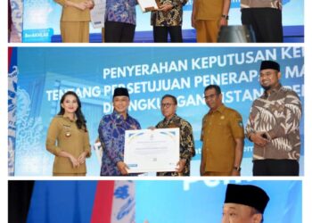 Bupati Halteng Terima  Penghargaan Penerapan Manajemen Talenta dari BKN