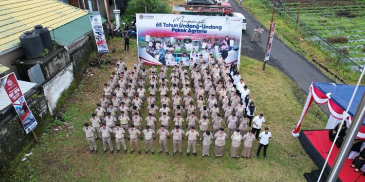 Upacara Peringatan 65 Tahun UUPA Digelar di Kanwil BPN Malut