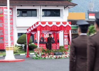 Kejati Malut Gelar Upacara Peringatan Hari Lahir Kejaksaan ke-80, Berikut Amanat Jaksa Agung RI