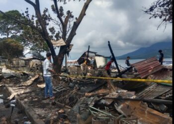 Sejumlah Kedai di Ternate Ludes Terbakar, Diduga Korsleting Listrik