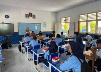 Polda Malut Gelar Literasi Digital ke Pelajar SMKN 5 Tikep