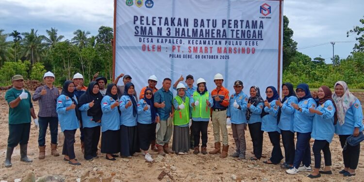 PT. Smart Marsindo Bangun Gedung SMA Negeri 3 Halteng