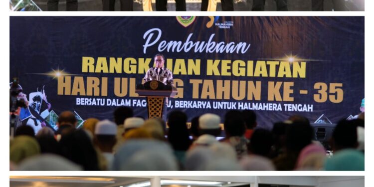 Rangkaian HUT Kabupaten Halteng ke-35, Bupati Tekankan Persatuan, Pendidikan, dan Kesejahteraan