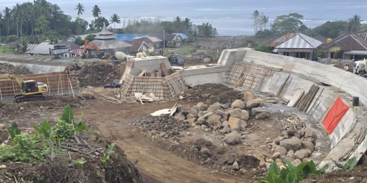 Kementerian PU Bangun Pengendali Sedimen Sungai Rua, Antisipasi Banjir