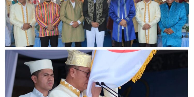 Upacara HUT Ke 35 Kabupaten Halteng Khidmat, Bupati : Tidak Ada Lagi Perbedaan dan Bersatu Demi Fagogoru