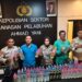 Polsek Pelabuhan Ahmad Yani Gagalkan Penyelundupan Ratusan Botol Minuman Beralkohol Ilegal dari Manado