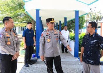 Kapolda Malut Tinjau Lokasi Kunjungan Wapres di Ternate