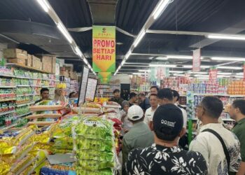 Pastikan Harga Beras Stabil, Satgas Pangan Polri Laksanakan Sidak di Kota Ternate