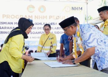 Perkuat Kehidupan Sosial dan Keagamaan, NHM Bangun Masjid dan Air Bersih untuk Warga Kao Barat