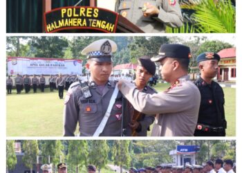 Polres Halteng Gerpas Operasi Zebra Kie Raha 2025