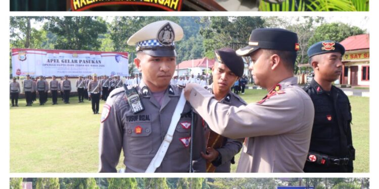 Polres Halteng Gerpas Operasi Zebra Kie Raha 2025