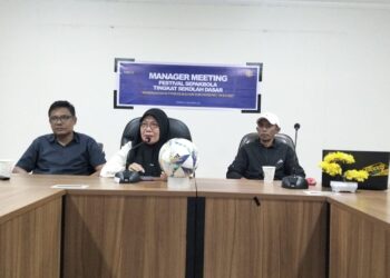 PGRI Bersama Askot Helat Festival Sepakbola tingkat SD