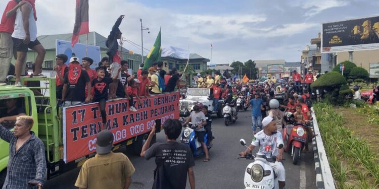 Suporter Malut United Protes Praktik Tiket Gratis untuk Pejabat