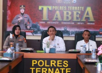 Polres Ternate Terima Kunjungan Audit Kinerja dari Itwasda Polda Malut