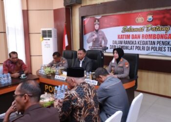 Kapolres Ternate Sambut Tim Lemdiklat Polri: Pendidikan Berkualitas, Polri Berintegritas