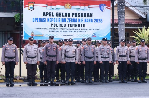 Operasi Zebra 2025 di Kota Ternate Resmi Dimulai, Berikut Jenis Pelanggaran yang Jadi Sasaran Tilang
