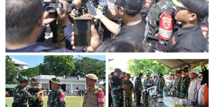 Pangdam XV/Pattimura Pimpin Apel Gelar Pasukan Penanggulangan Bencana di Halteng