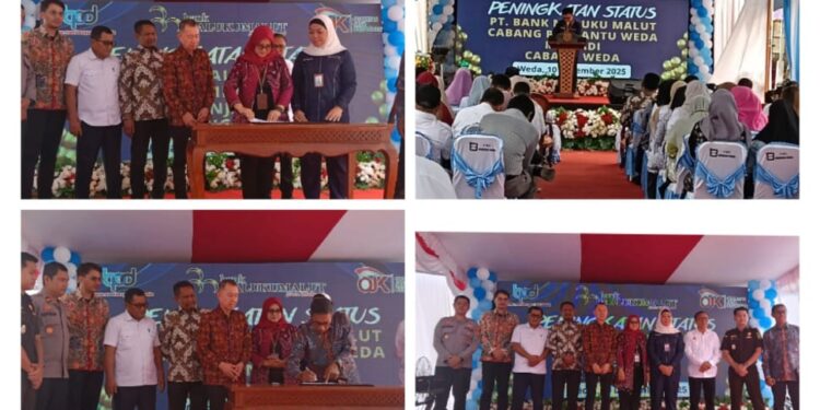 Bank Maluku-Malut KCP Weda Naik Status