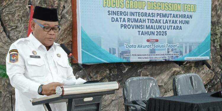 Sekda Malut Buka FGD Sinergi Integrasi Pemutakhiran Data RTLH 2025