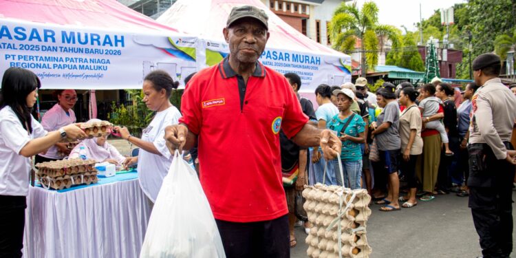 Pertamina Papua-Maluku Hadirkan Pasar Murah, Wujud Kepedulian Sambut Natal dan Tahun Baru