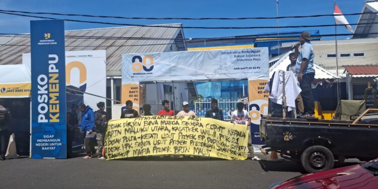 FPP Maluku Utara Gelar Aksi Demo Terkait BPJN