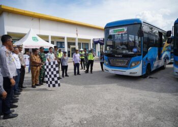 Pemprov Malut Lepas Angkutan Bus Gratis Nataru 2025/2026, Layani Tiga Rute Utama