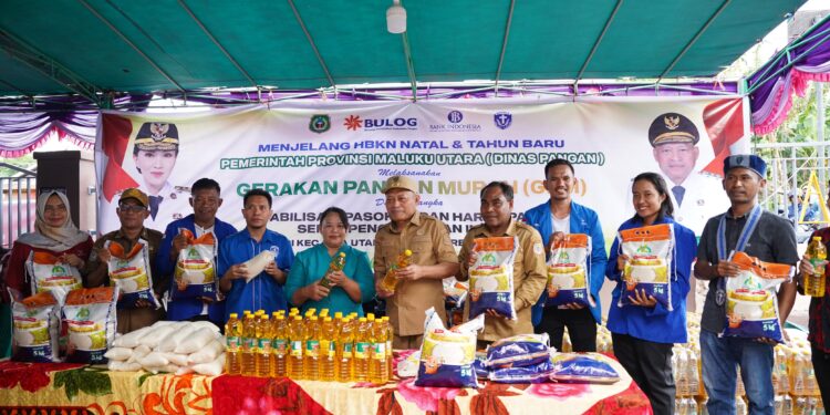 Suka Cita Pangan Murah Sambangi Warga Galala