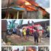 FLASH- Puluhan Kamar Kost dan Rumah Makan di Weda Terbakar