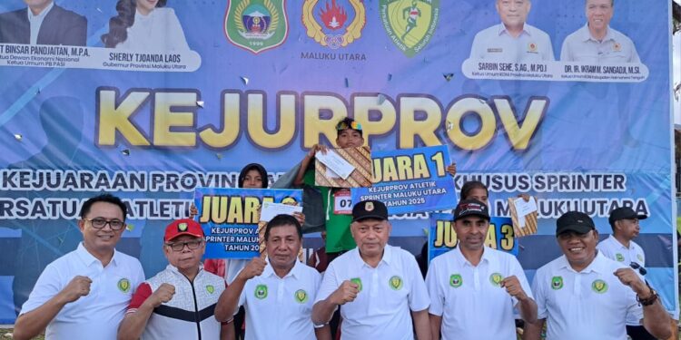Tutup Kejurprov Atletik Sprinter 2025, Wagub Sarbin Beri Apresiasi dan Motivasi Atlet Malut