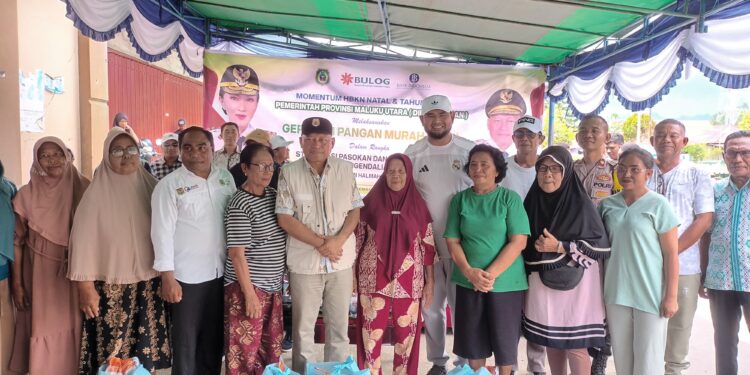 ​Wagub Sarbin Pimpin Gerakan Pangan Murah di Halsel, Pastikan Stok Aman Saat Nataru