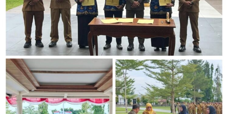 Bupati Halteng Pimpin Apel dan Serahkan SK 637 PPPK Paruh Waktu Tahun 2025