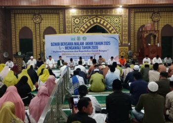 Lantunan Dzikir Iringi Malam Perayaan Tahun Baru 2026 di Malut