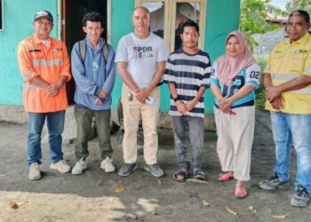 Berkat Bantuan Hi Robert, Pasien Tumor Mata dari Gorua Utara Diberangkatkan ke Jakarta
