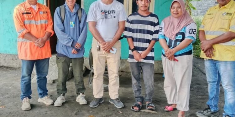 Berkat Bantuan Hi Robert, Pasien Tumor Mata dari Gorua Utara Diberangkatkan ke Jakarta