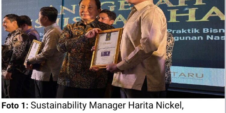 Harita Nickel Masuk Daftar Perusahaan Tambang yang Penuhi Standar Perlindungan HAM