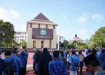 Pedomani Semangat Ber-AKHLAK: ASN Lingkup Pemprov Malut Peringati HKN