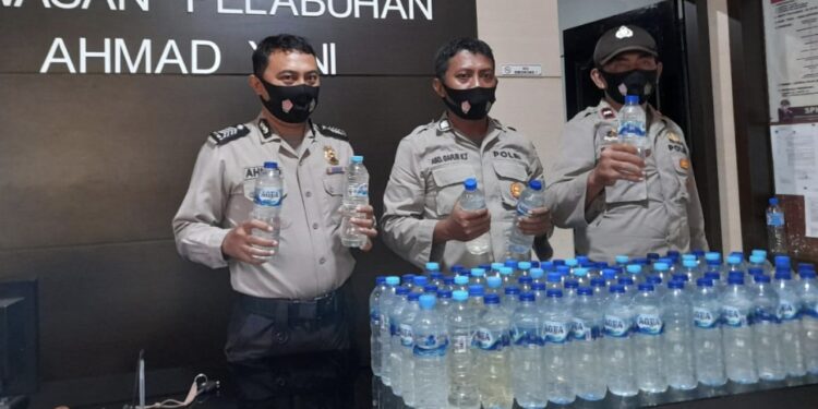 Menjelang Tahun Baru 2026, Polres Ternate Amankan Ratusan Kantong Minuman Beralkohol Ilegal