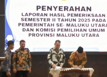 BPK-RI Serahkan LHP Semester II Tahun 2025 ke Pemprov Malut