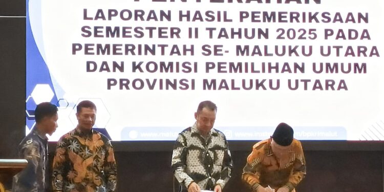 BPK-RI Serahkan LHP Semester II Tahun 2025 ke Pemprov Malut