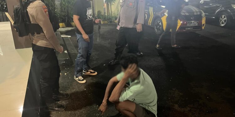 Sat Samapta  Polres Ternate Amankan Terduga  Pelaku Pengancaman