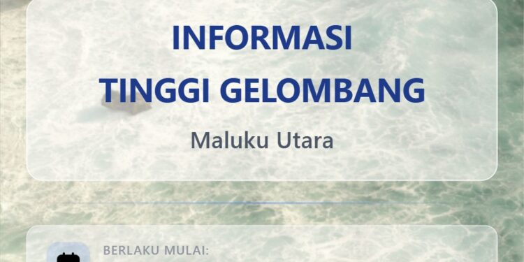 BMKG: Waspadai Gelombang Tinggi di Malut Capai 4 Meter