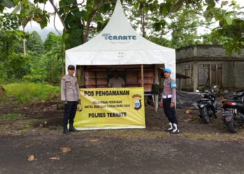 Polres Ternate Perketat Pengamanan Arus Balik Nataru di Sejumlah Titik Wisata