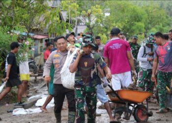 Upaya Pemulihan Pasca Banjir Terus Di Lakukan Tim Satgas