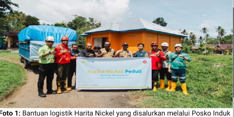 Banjir Halbar, Harita Nickel Kirim Bantuan Logistik serta Terjunkan Emergency Response Team