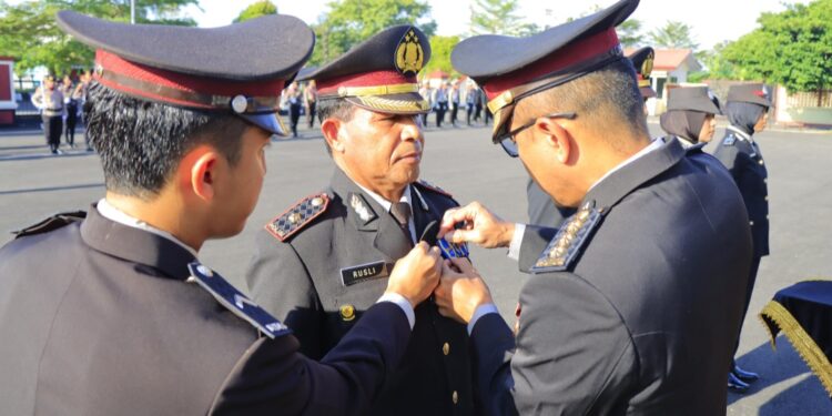 249 Personel Polda Malut Terima Satyalancana Pengabdian