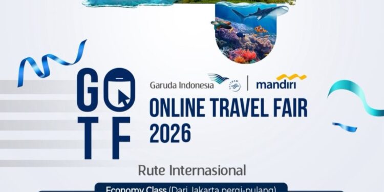 Garuda Indonesia dan Bank Mandiri Gelar GOTF 2026, Sediakan 140 Ribu Kursi Diskon hingga 65 Persen