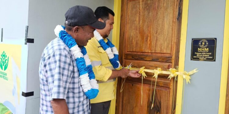 Bedah Rumah ke-156, NHM Perkuat Kesejahteraan Warga Lingkar Tambang