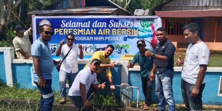 Akses Air Bersih Dipulihkan, NHM Peduli Revitalisasi Sarana Desa Pasir Putih